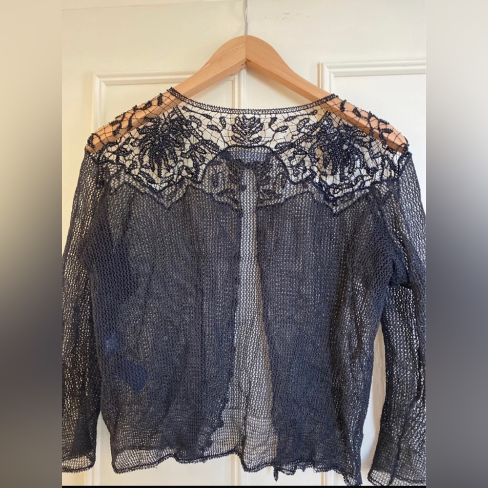 Ralph Lauren shirt lace jacket/bolero